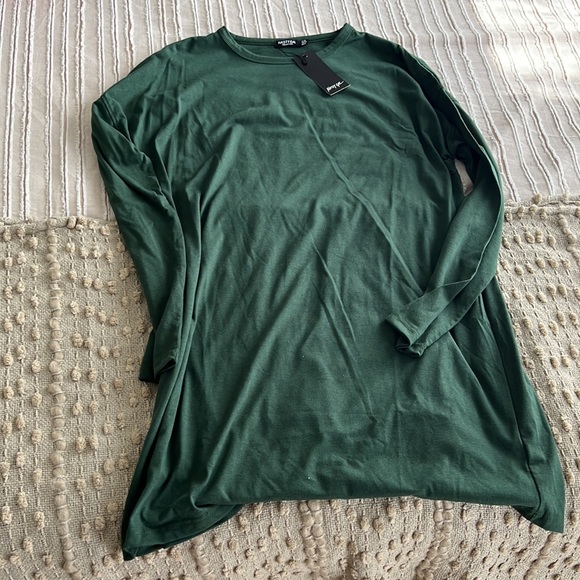 Plain Long Sleeve Dress - Picture 2 of 4